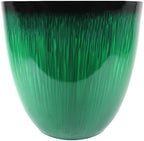 Gardener Select EPR18-205 Egg Planter Green Flower, 18" by GardenerSelect