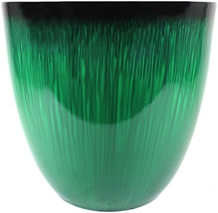 Gardener Select EPR18-205 Egg Planter Green Flower, 18" by GardenerSelect