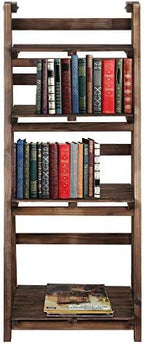 Yaheetech 4-Tier Foldable Shelf, Wood Ladder Shelf for Living Room Storage - Image 6