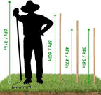 SWANGSA 40 Pack Bamboo Stakes for Plant 5 Feet(57.5inch), Bamboo Sticks Plant Support Garden Stakes Poles with 200pcs Twist Ties for Tomatoes, Beans, Potted Plants, Indoor and Outdoor Climbing Plants - Image 6