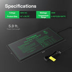 VIVOSUN 6-Pack 10" x 20.75" Durable Waterproof Seedling Heat Mat - Image 6