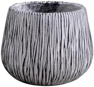 Flowerpot, Fibreglass Flower Pot with Drainage Holes for Indoor and Outdoor Large Calibre by Unknown