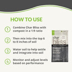 Char Bliss (1 Cubic Ft) - Organic Biochar for Plants - OMRI-Listed Biochar Soil Amendment Organic - Horticultural Charcoal for Plants, Gardening, & Potting Soil - 100% Natural and Renewable Bio Char - Image 3