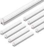 Barrina LED Shop Light, 4FT 2200lm 6500K T5 Fixture, 20W, Linkable, 8-Pack by Barrina