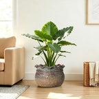 Ceramic Planter, 12 Inch Pots for Plants, Yellowish Brown - Image 6