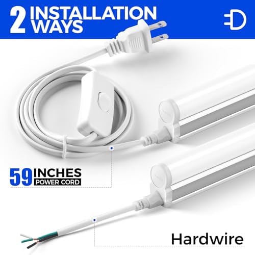 Barrina (Pack of 8 T5 Integrated Single Fixture, 4FT, 2200lm, 5000K, 20W - Image 6