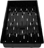 SUNPACK 10" x 20" Seed Starting Tray, Black, 2.5" (Pack of 30) - with Drainage Holes, Perfect for Greenhouses or Indoor Gardening - Ideal for Seedlings and Cuttings - Image 2