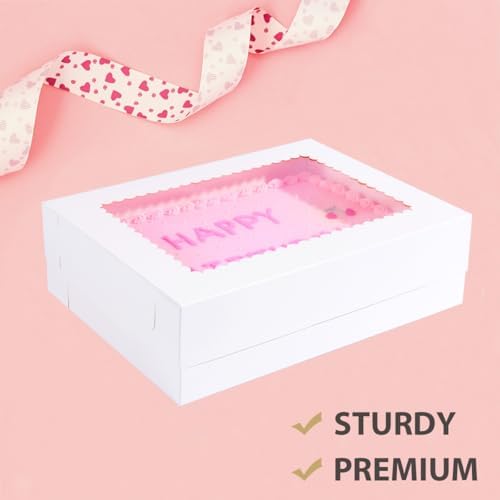 14x10x4 Inches 10 Pack Cake Boxes with Cake Boards - Image 4