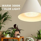 Hanging Grow Lights for Indoor Plants, Full Spectrum, with Timer and 15FT Power Cord, 20W Pendant Plant Lights for Indoor Growing, Large Tall Plant, Garden, Flowers, Greenhouse(White) - Image 7