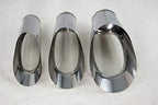 3 Pcs Set Japanese Stainless Bonsai Soil Scoop w/Mesh - Potting & Mixing Tool (U-4) - Image 2