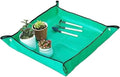 Repotting Mat Large Size Planting Mat Gardening Potting Pad PE Plant Repotting Mat Foldable Waterproof Mats Garden Accessories 32-100cm(100x100CM) by Unknown