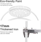 unho Metal Plant Stand 6-Potted: Flower Pot Holder with Wheels - Image 6