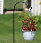 Ashman Black Shepherd Hook 92 Inch (Pack of 3), 1/2-Inch Thick, Solid Metal Single Piece Hook, Super Strong, Rust Resistant, Hanging Plant Baskets, Heavy Bird Feeders & More. - Image 4