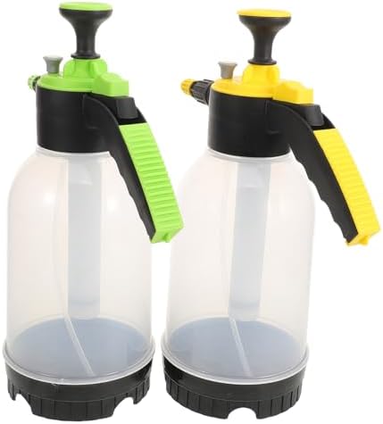 2 Pack 2l PP Plant Misting Bottles with Non Slip Base by Abaodam