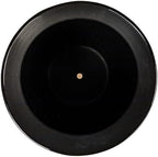 Creative Co-Op Embossed Textured Stoneware Planter, Matte Black - Image 3
