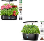Ahopegarden Hydroponics Growing System kit: Indoor Herb Garden - 12 Pods Plant Germination Kit by Ahopegarden