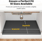 TigeJoy Under Sink Mats for Kitchen Waterproof 28" x 22", Cabinet Liner - Image 6