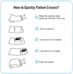 Erosebridal Ocean Fish Area Rug 4'11" x 3'3" Marine Living Room Rugs Cartoon Sealife Underwater World Decorative Carpet Cute Creature Coral Tropical Fish Indoor Floor Mat - Image 4