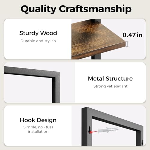 Bamworld Wall Plant Holder Hanging Planters for Indoor Plants Frames Decor - Image 6