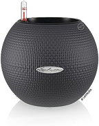 Lechuza Puro Colour 20 + Macrame Slate Grey 13354 by LECHUZA