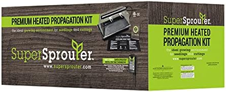 Super Sprouter Premium Heated Propagation Kit for Starting Seeds or Cuttings, Includes Heat Mat, Tray, Grow Light, and More - Image 6