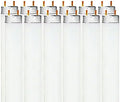 LUXRITE F17T8/865 17W 24 Inch T8 Fluorescent Tube Light Bulb, 6500K 12-Pack by LUXRITE