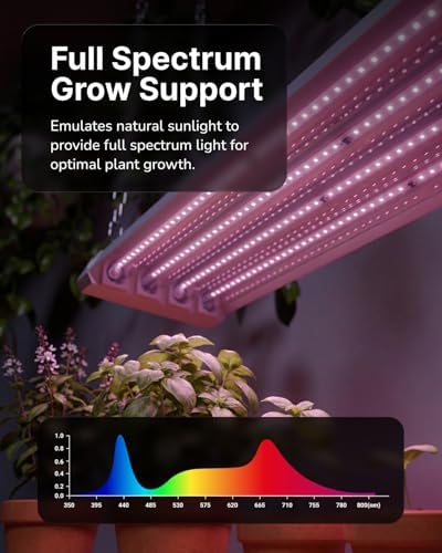 Sunco 2 Pack 4FT Full Spectrum LED Grow Lights, 80W, Super Bright - Image 4