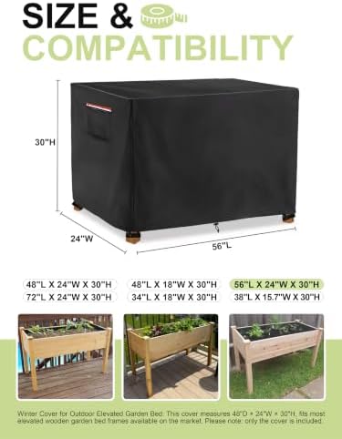 Outdoor Raised Garden Bed Cover for Winter,Planter Raised Beds Cover - Image 2