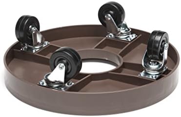 DeVaultEnterprises Devault 12 Inch Plant Dolly Multi-Pack, Heavy Duty Rolling Plant Caddy with Wheels for Large Pots and Planters, 500 lb Capacity, Made in USA (4, Espresso/Hole) - Image 5