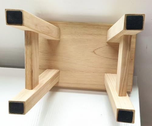 Unfinished Step Stool Footstool Wooden 11 inch for Kids Adults Plant Stand Plant Stand Fishing Stool Wood Small - Image 5