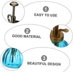 Vintage Glass Spray Bottle 2 Pack for Flowers and Vegetables Blue - Image 2