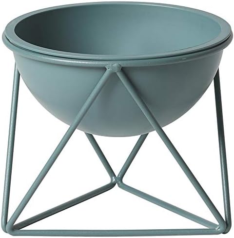 ルームアンドホーム Room and Home Pot Cover, Stand, Decorative Plants, Gardening, D Type, Green, Small, 6.3 x 6.9 x 5.7 inches (16 x 17.5 x 14.5 cm) by Unknown