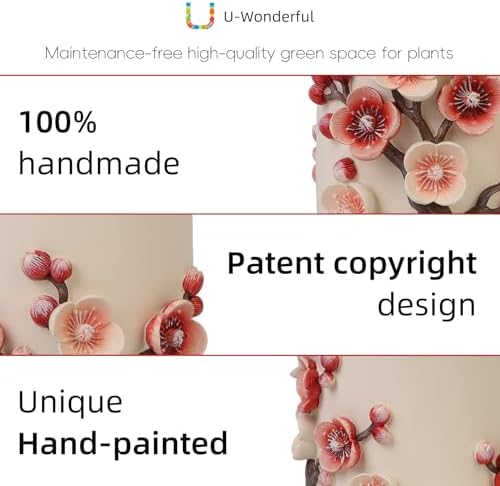 Unique Planters - 5inch 3D Petal Cute Plant Pots for Indoor Plants - Image 5
