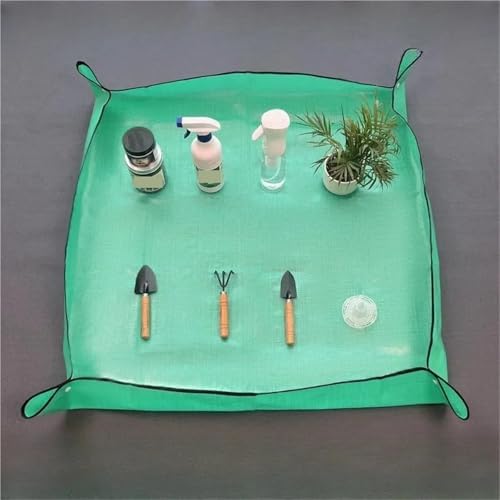 Repotting Mat Planting Mat Gardening Potting Pad Foldable Garden Plant Flower Pot Transplanting Waterproof Mats Plant Accessories 50cm-150cm(Green 50cmx50cm) - Image 5