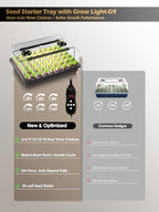 54-Cell Seed Starter Tray with Full Spectrum Grow Light (2) - Image 2