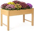 PASAMIC Raised Garden Bed with Legs, 48" HIPS Sturdy Elevated Planter Box by PASAMIC