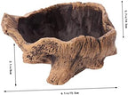 Abaodam Vintage Flower Pot Cement Stump Planter for Indoor Outdoor Plants - Image 2