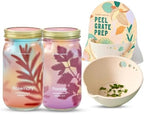 Modern Sprout Garden Jar & Herb Stripper Bundle - Rosemary & Parsley Kit by ModernSprout