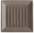 Crescent Garden Universal Square Plant Saucer, Houseplant Durable Drip Tray for Square Planter, Heavy-Duty Plastic Drainage Dish, Indoor/Outdoor Flowerpot Saucer - 9'' Inner x 12.5" Outer (Mocha) by CrescentGarden