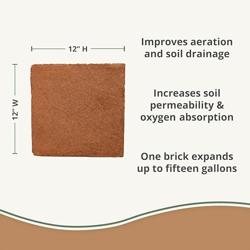 Coco Bliss (10lbs) + Myco Bliss Granular (2lbs) - Organic Coco Coir for Plants & Mycorrhizal Fungi Inoculant - Mycorrhizae for Plants - Coconut Soil Coconut Coir Brick - Gardening & Potting Soil Mix - Image 4
