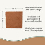 Coco Bliss (10lbs) + Myco Bliss Granular (2lbs) - Organic Coco Coir for Plants & Mycorrhizal Fungi Inoculant - Mycorrhizae for Plants - Coconut Soil Coconut Coir Brick - Gardening & Potting Soil Mix - Image 4