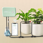 LetPot Automatic Watering System for Potted Plants, [Wi-Fi & App Control] Drip Irrigation Kit System, Smart Plant Watering Devices for Indoor Outdoor, Water Shortage Remind, IPX66, Green by LetPot