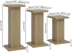 Tall Plant Stand for Indoor,set of 3 Corner Plant Stand for Multiple Plants - Image 2