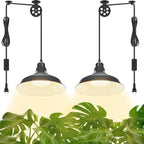 MYSWEETY Hanging Grow Light for Indoor Plants, 18W 3000K- 2PCS by MYSWEETY