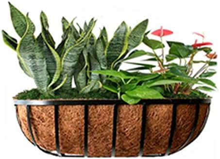 24 Inch Coconut Liners for Planters,Horse Trough Coco Liners for Window Box/Hanging Trough Planter - Image 7