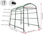 unho 87inch Garden Trellis Arch: for Climbing Plants with Net Metal - Image 2