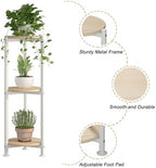 3 Tier Plant Stand Indoor Corner Tall Round Shape Plant Shelf - Image 5