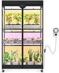 Barrina LP900 Indoor Greenhouse with 3 Full Spectrum Modes Light, 4 Tier by Barrina