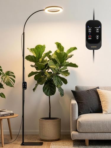 GLOWRIUM Tall Plant Grow Light for Indoor Plants, Full Spectrum Plant Light by GLOWRIUM