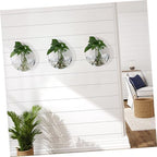 VICASKY 4pcs Hanging Glass Vase Wall Decor Vases Plant Watering Globes for Indoor Houseplants Wall Propagation Planters - Image 3